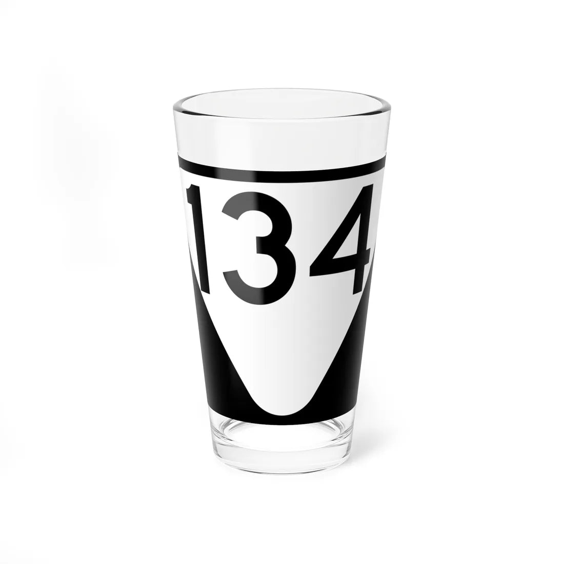 Secondary Tennessee 134 (Tennessee) (Road Sign) Pint Glass 16oz 16oz - Go Mug Yourself