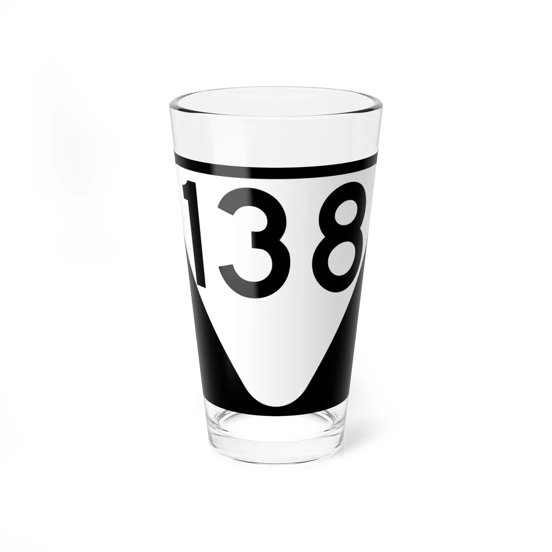 Secondary Tennessee 138 (Tennessee) (Road Sign) Pint Glass 16oz - Go Mug Yourself