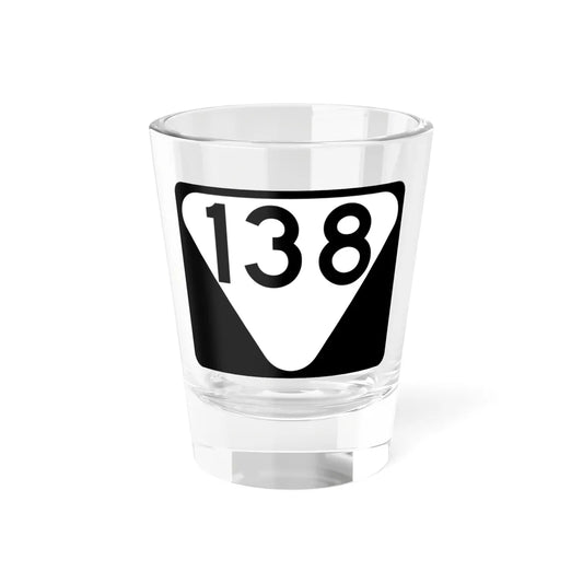 Secondary Tennessee 138 (Tennessee) (Road Sign) Shot Glass 1.5oz 1.5oz - Go Mug Yourself