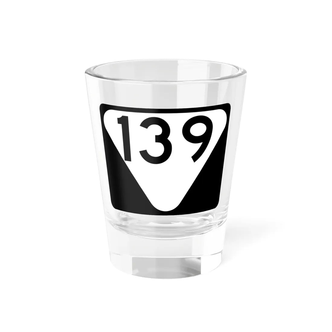 Secondary Tennessee 139 (Tennessee) (Road Sign) Shot Glass 1.5oz 1.5oz - Go Mug Yourself