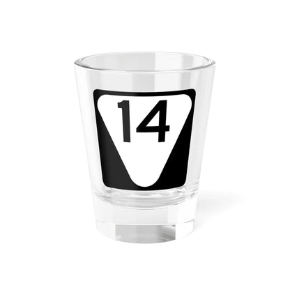 Secondary Tennessee 14 (Tennessee) (Road Sign) Shot Glass 1.5oz 1.5oz - Go Mug Yourself