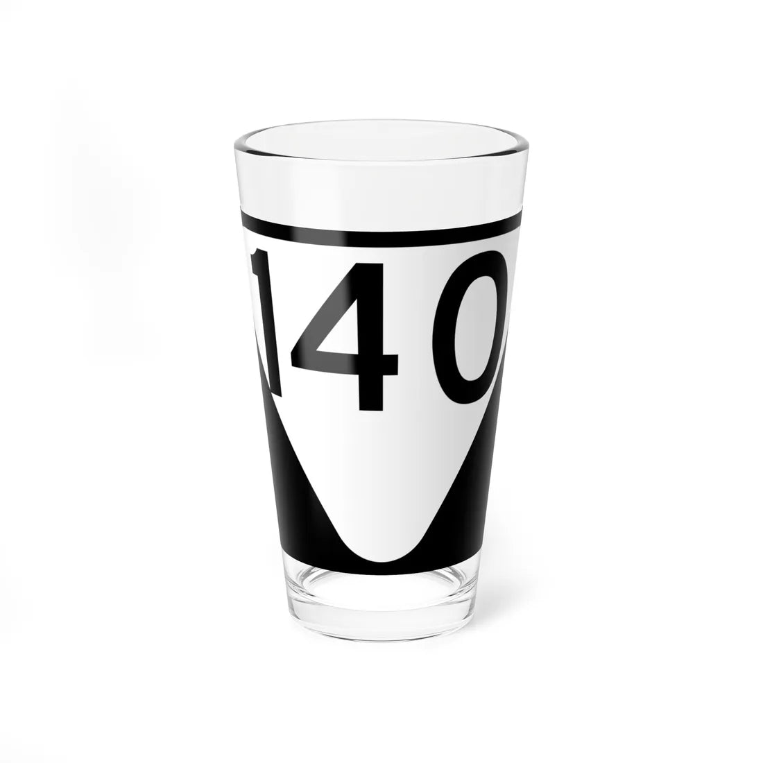 Secondary Tennessee 140 (Tennessee) (Road Sign) Pint Glass 16oz 16oz - Go Mug Yourself