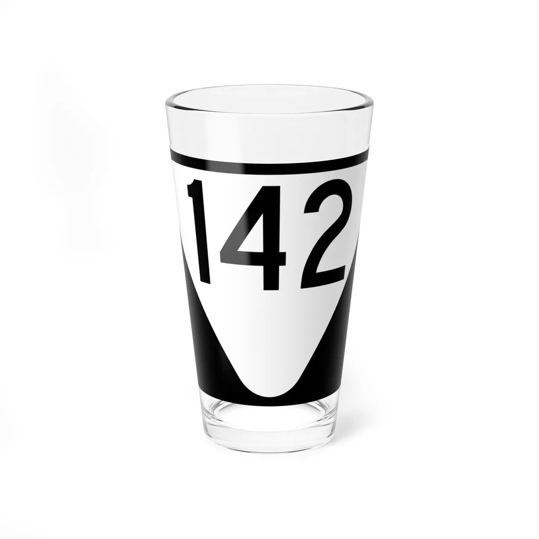 Secondary Tennessee 142 (Tennessee) (Road Sign) Pint Glass 16oz 16oz - Go Mug Yourself