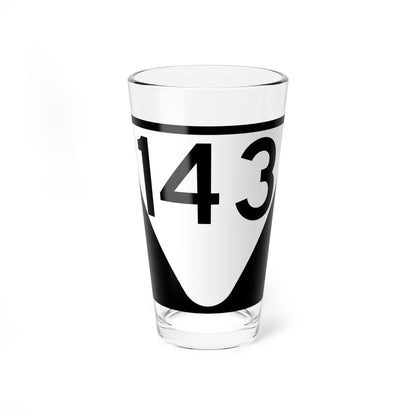 Secondary Tennessee 143 (Tennessee) (Road Sign) Pint Glass 16oz - Go Mug Yourself