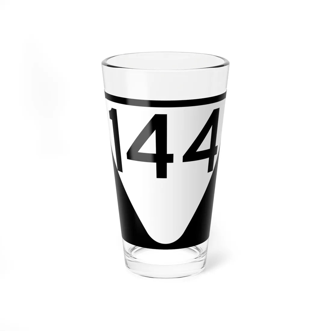 Secondary Tennessee 144 (Tennessee) (Road Sign) Pint Glass 16oz - Go Mug Yourself