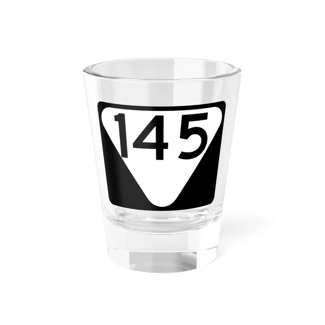 Secondary Tennessee 145 (Tennessee) (Road Sign) Shot Glass 1.5oz 1.5oz - Go Mug Yourself
