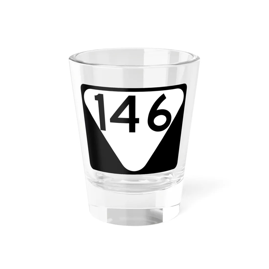 Secondary Tennessee 146 (Tennessee) (Road Sign) Shot Glass 1.5oz 1.5oz - Go Mug Yourself