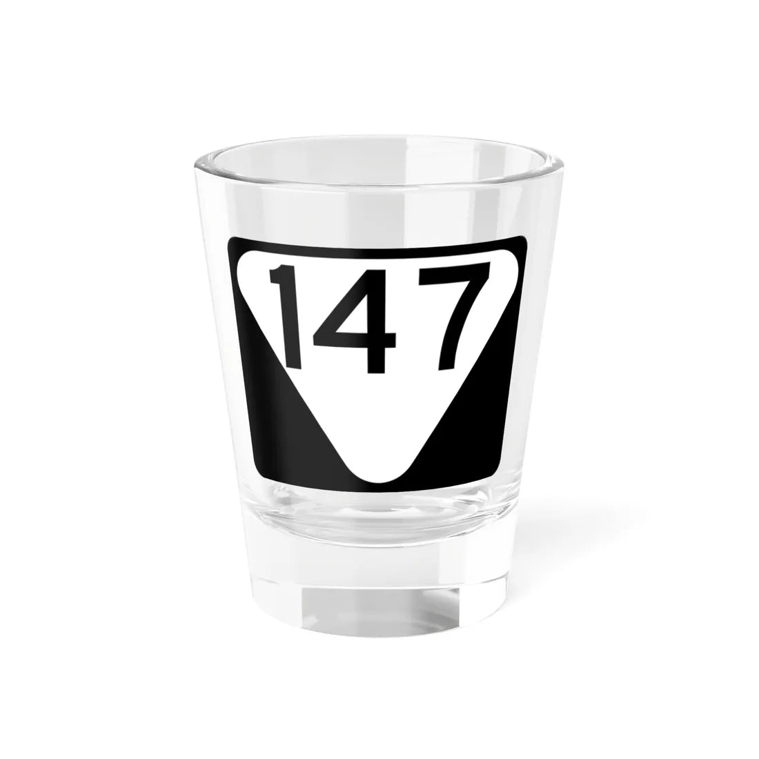 Secondary Tennessee 147 (Tennessee) (Road Sign) Shot Glass 1.5oz 1.5oz - Go Mug Yourself