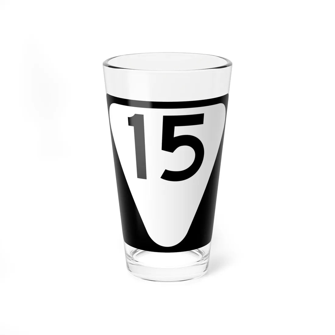 Secondary Tennessee 15 (Tennessee) (Road Sign) Pint Glass 16oz 16oz - Go Mug Yourself