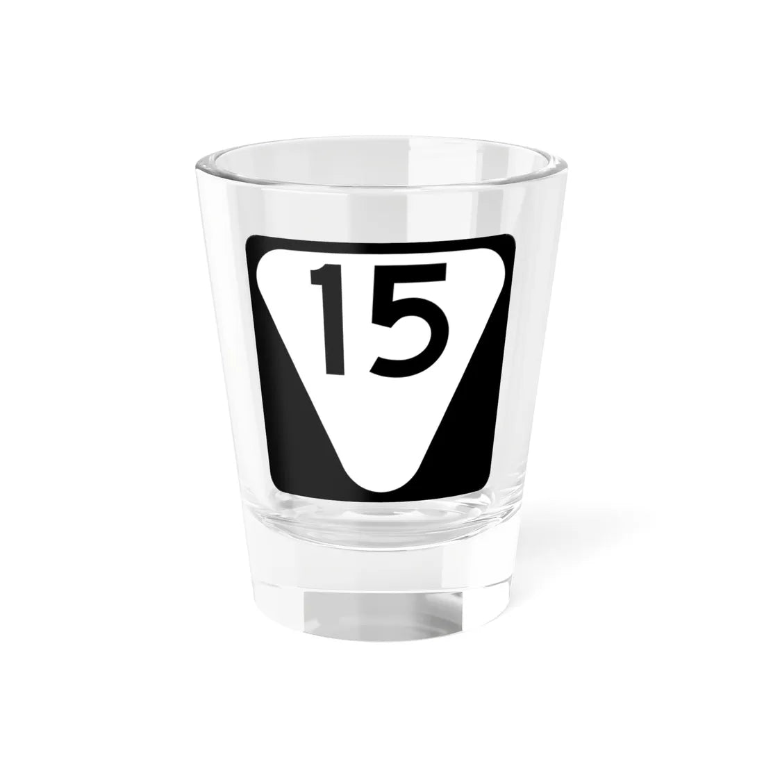 Secondary Tennessee 15 (Tennessee) (Road Sign) Shot Glass 1.5oz 1.5oz - Go Mug Yourself