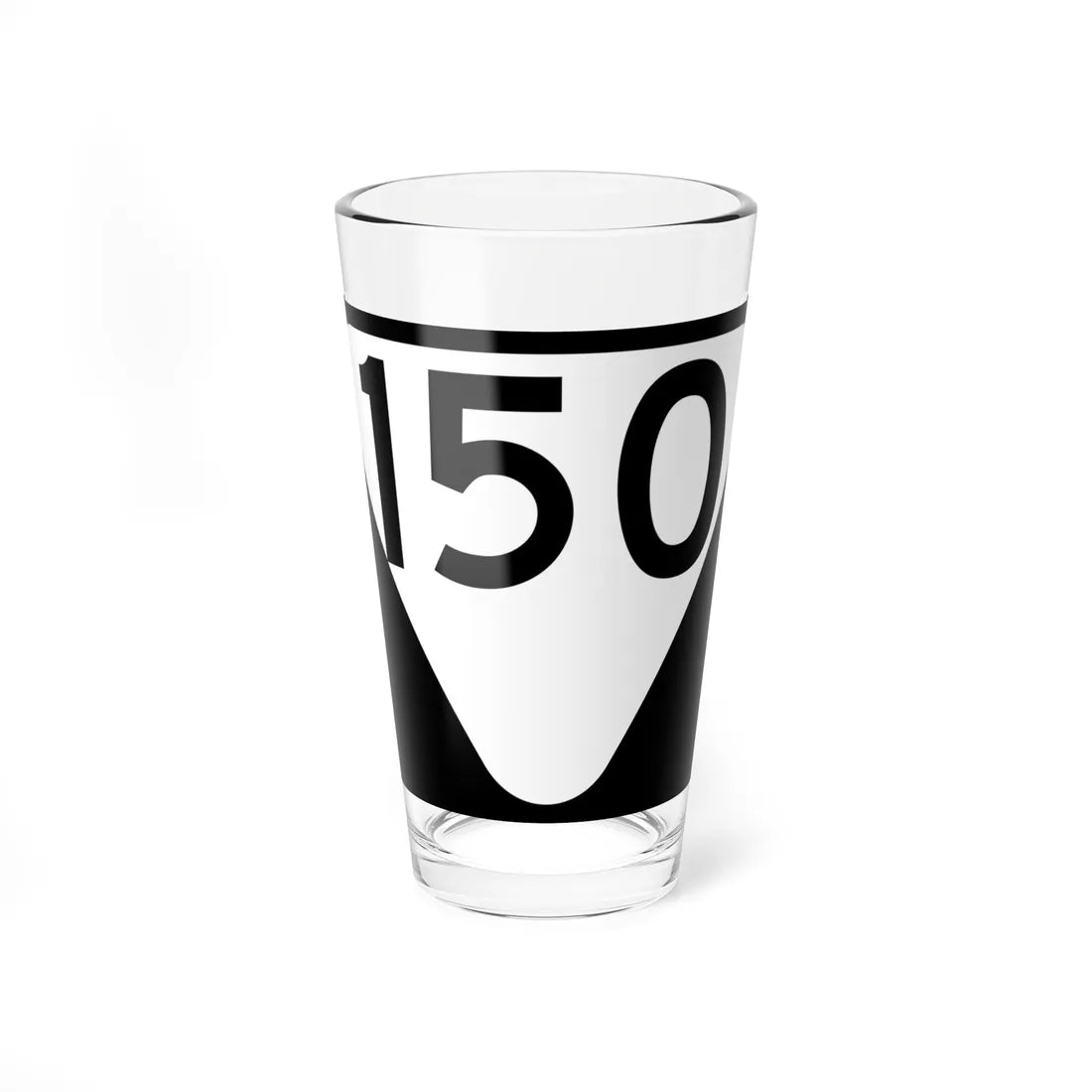 Secondary Tennessee 150 (Tennessee) (Road Sign) Pint Glass 16oz 16oz - Go Mug Yourself