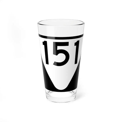 Secondary Tennessee 151 (Tennessee) (Road Sign) Pint Glass 16oz 16oz - Go Mug Yourself
