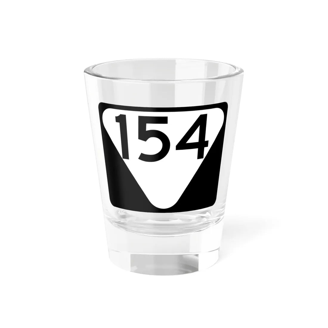 Secondary Tennessee 154 (Tennessee) (Road Sign) Shot Glass 1.5oz 1.5oz - Go Mug Yourself