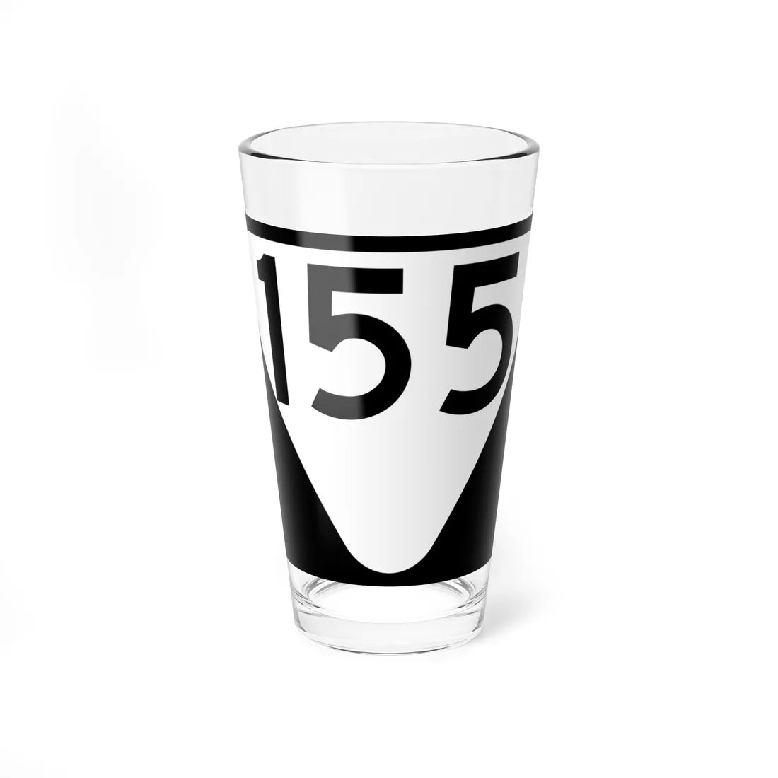 Secondary Tennessee 155 (Tennessee) (Road Sign) Pint Glass 16oz 16oz - Go Mug Yourself