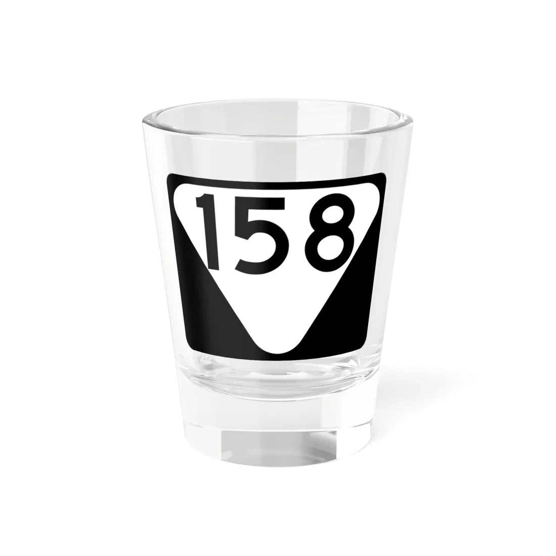 Secondary Tennessee 158 (Tennessee) (Road Sign) Shot Glass 1.5oz 1.5oz - Go Mug Yourself