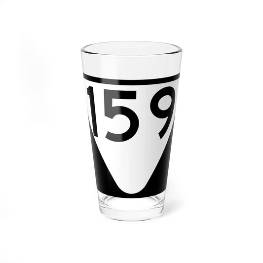 Secondary Tennessee 159 (Tennessee) (Road Sign) Pint Glass 16oz 16oz - Go Mug Yourself