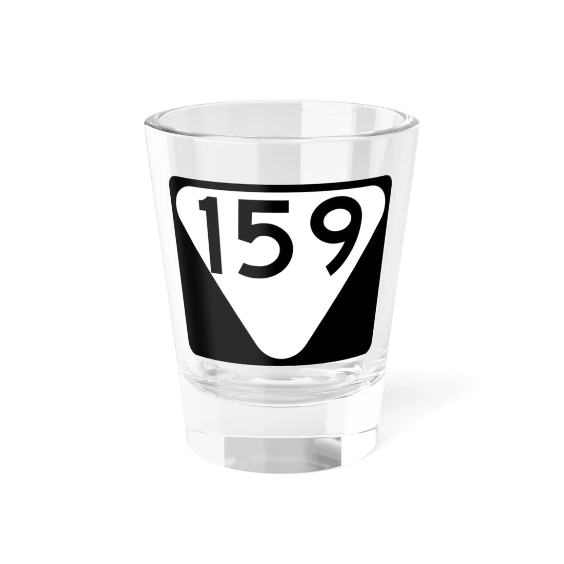 Secondary Tennessee 159 (Tennessee) (Road Sign) Shot Glass 1.5oz 1.5oz - Go Mug Yourself