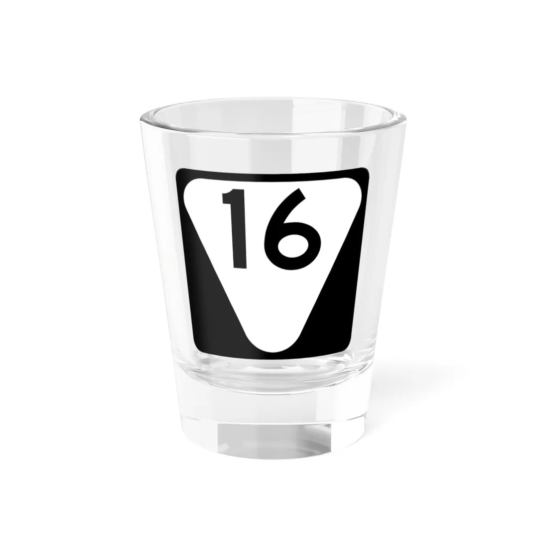 Secondary Tennessee 16 (Tennessee) (Road Sign) Shot Glass 1.5oz 1.5oz - Go Mug Yourself