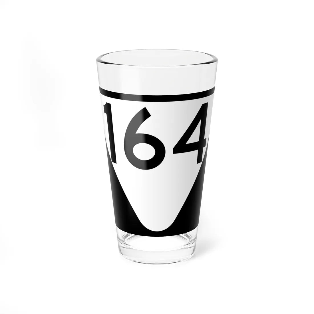 Secondary Tennessee 164 (Tennessee) (Road Sign) Pint Glass 16oz - Go Mug Yourself