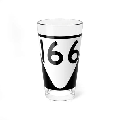 Secondary Tennessee 166 (Tennessee) (Road Sign) Pint Glass 16oz 16oz - Go Mug Yourself