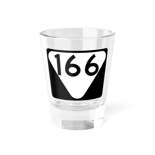 Secondary Tennessee 166 (Tennessee) (Road Sign) Shot Glass 1.5oz 1.5oz - Go Mug Yourself