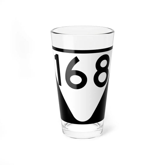 Secondary Tennessee 168 (Tennessee) (Road Sign) Pint Glass 16oz 16oz - Go Mug Yourself