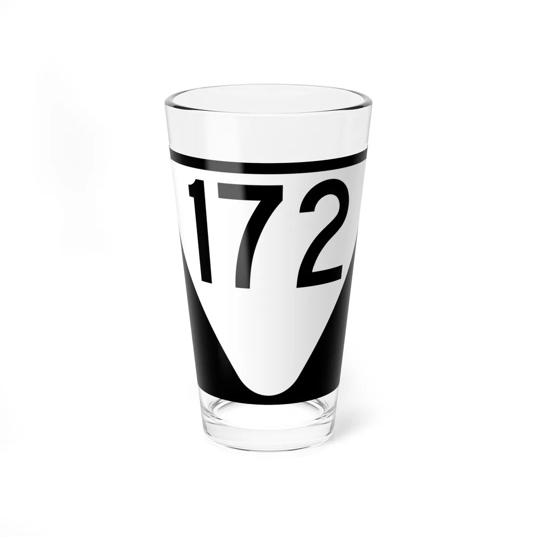 Secondary Tennessee 172 (Tennessee) (Road Sign) Pint Glass 16oz 16oz - Go Mug Yourself