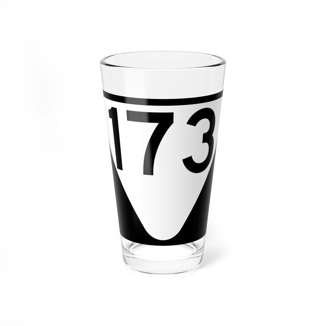 Secondary Tennessee 173 (Tennessee) (Road Sign) Pint Glass 16oz 16oz - Go Mug Yourself