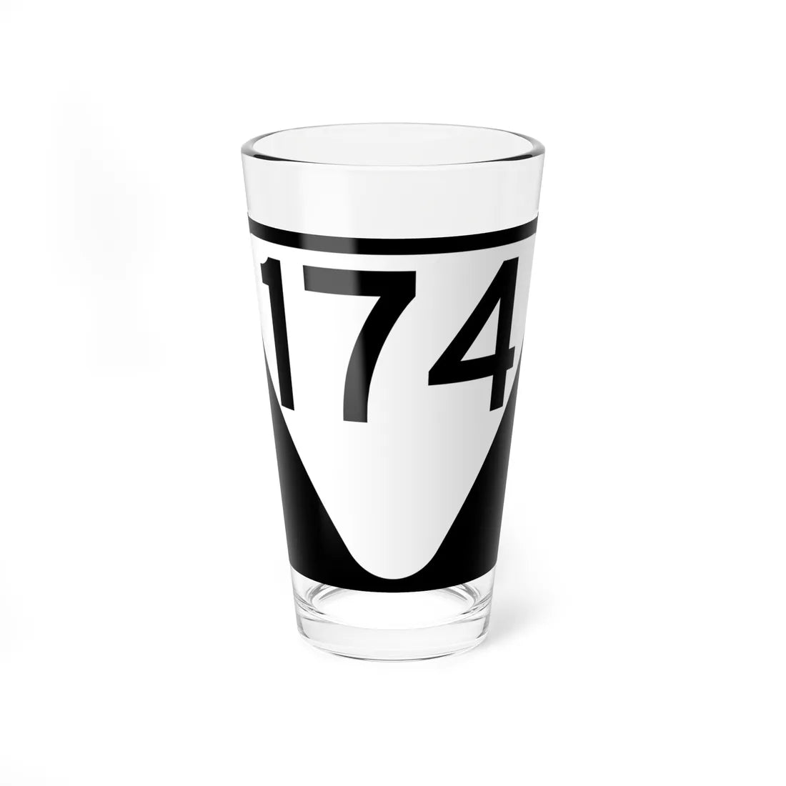 Secondary Tennessee 174 (Tennessee) (Road Sign) Pint Glass 16oz 16oz - Go Mug Yourself