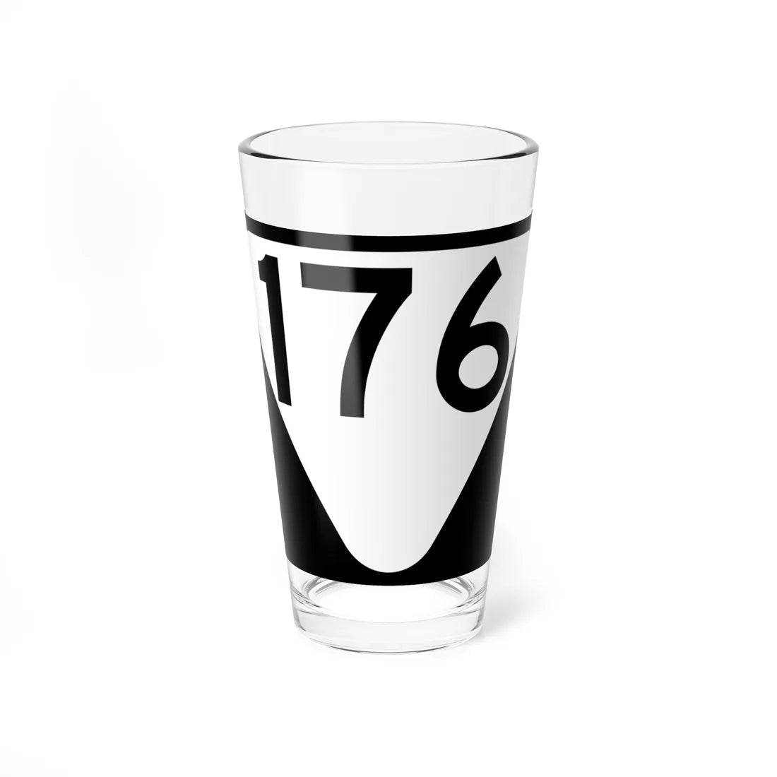Secondary Tennessee 176 (Tennessee) (Road Sign) Pint Glass 16oz 16oz - Go Mug Yourself