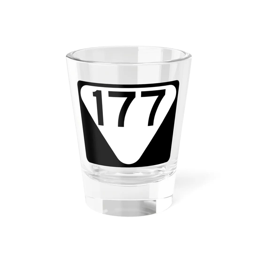 Secondary Tennessee 177 (Tennessee) (Road Sign) Shot Glass 1.5oz 1.5oz - Go Mug Yourself