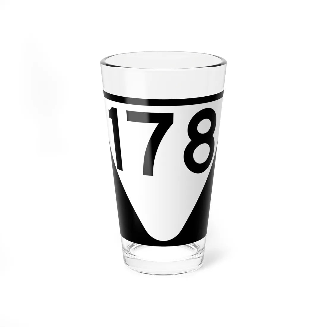 Secondary Tennessee 178 (Tennessee) (Road Sign) Pint Glass 16oz 16oz - Go Mug Yourself