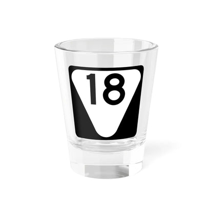 Secondary Tennessee 18 (Tennessee) (Road Sign) Shot Glass 1.5oz 1.5oz - Go Mug Yourself