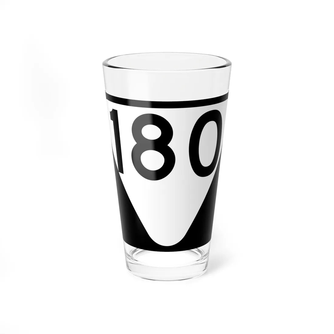 Secondary Tennessee 180 (Tennessee) (Road Sign) Pint Glass 16oz 16oz - Go Mug Yourself