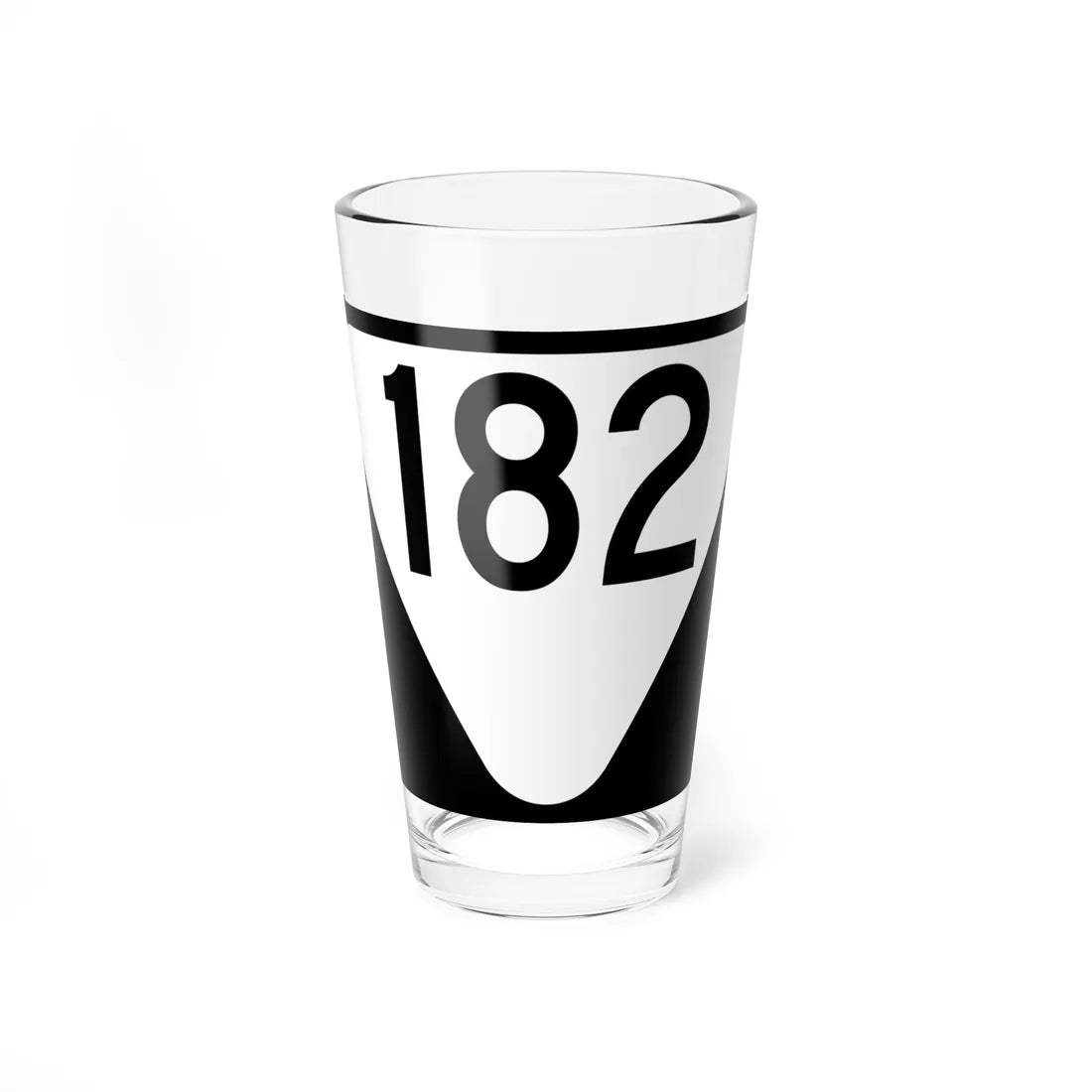 Secondary Tennessee 182 (Tennessee) (Road Sign) Pint Glass 16oz - Go Mug Yourself