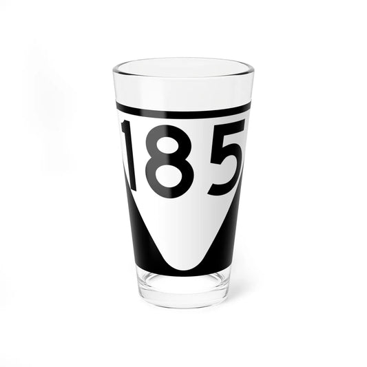 Secondary Tennessee 185 (Tennessee) (Road Sign) Pint Glass 16oz 16oz - Go Mug Yourself