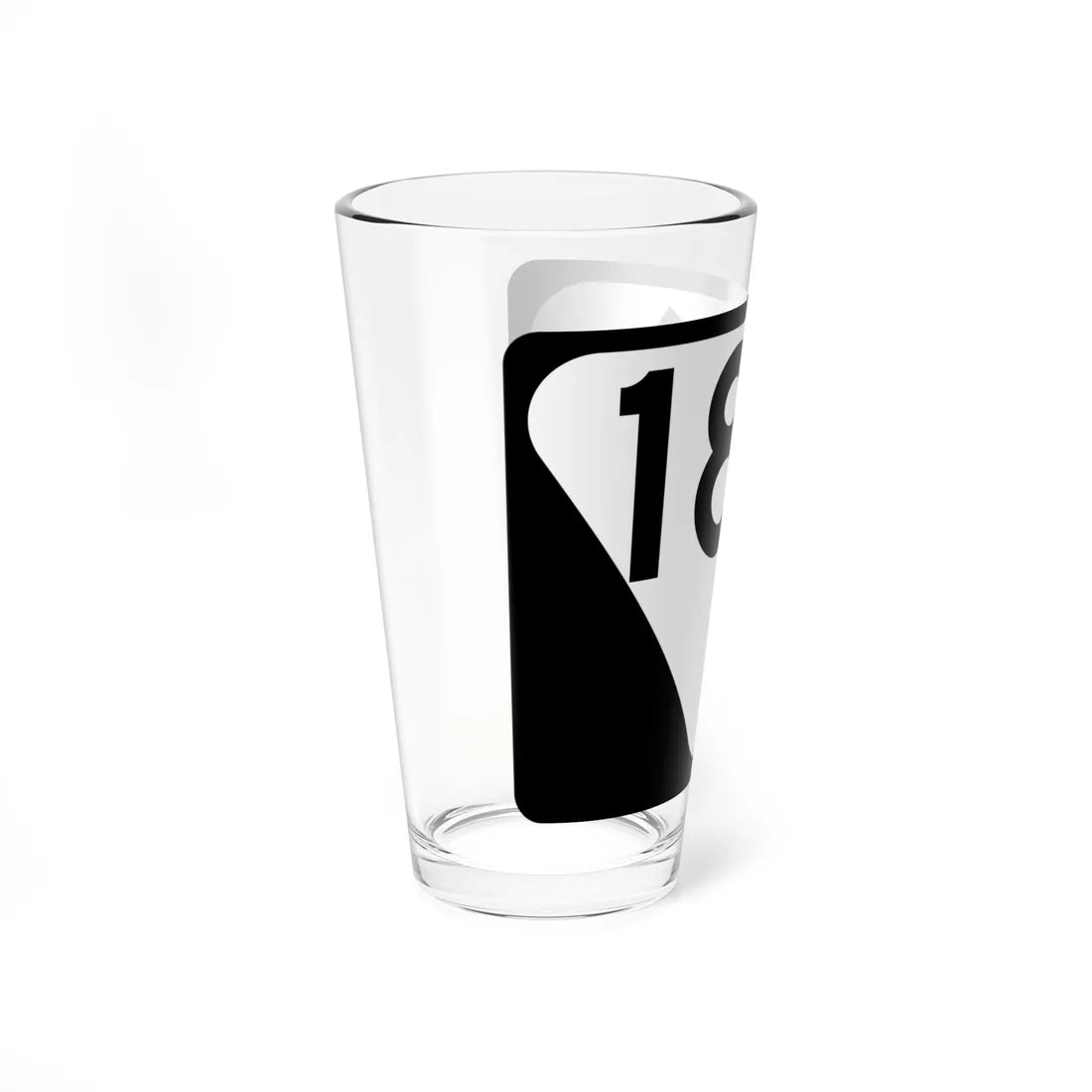 Secondary Tennessee 186 (Tennessee) (Road Sign) Pint Glass 16oz - Go Mug Yourself
