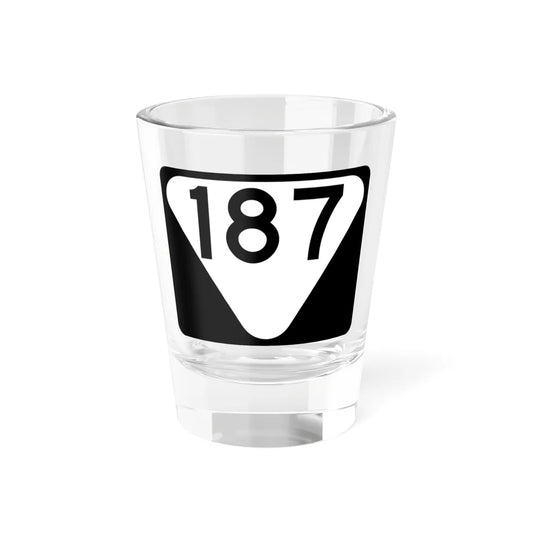 Secondary Tennessee 187 (Tennessee) (Road Sign) Shot Glass 1.5oz 1.5oz - Go Mug Yourself