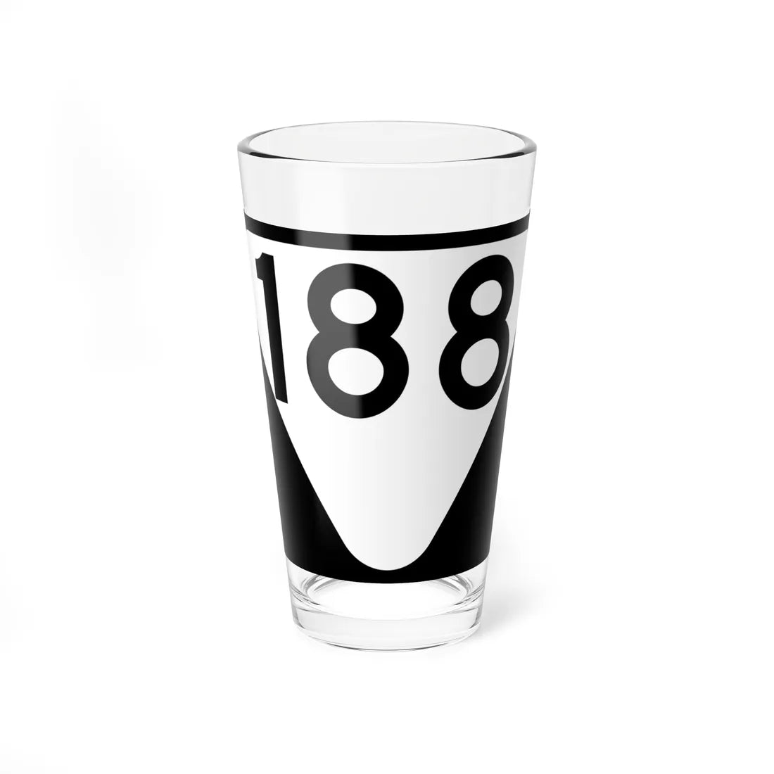Secondary Tennessee 188 (Tennessee) (Road Sign) Pint Glass 16oz 16oz - Go Mug Yourself