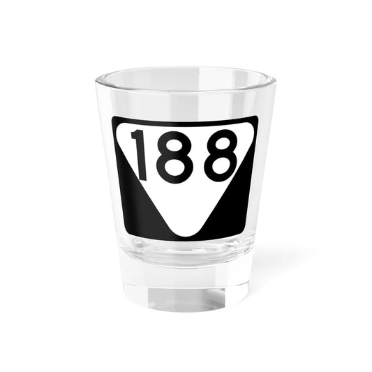 Secondary Tennessee 188 (Tennessee) (Road Sign) Shot Glass 1.5oz 1.5oz - Go Mug Yourself