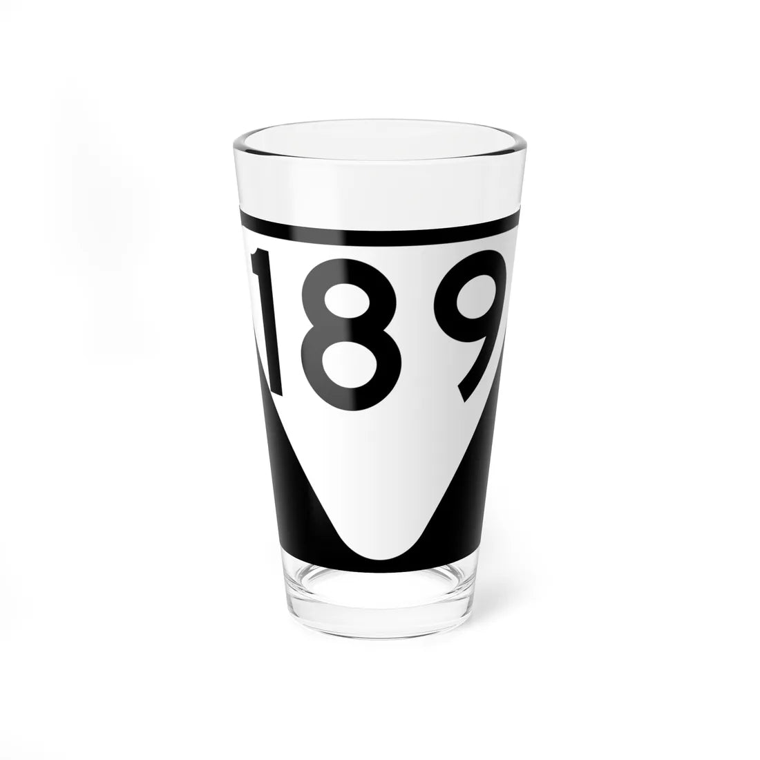Secondary Tennessee 189 (Tennessee) (Road Sign) Pint Glass 16oz 16oz - Go Mug Yourself