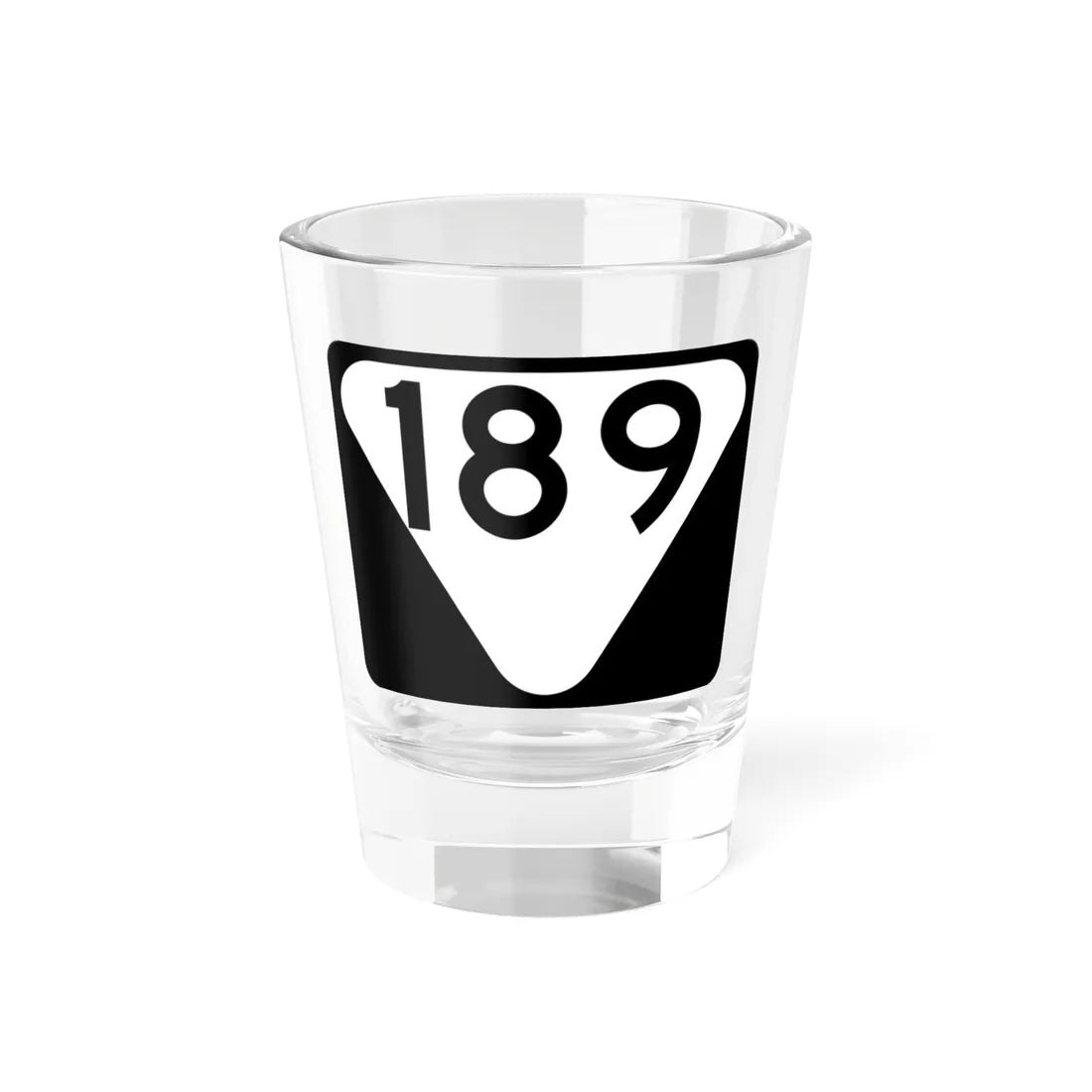 Secondary Tennessee 189 (Tennessee) (Road Sign) Shot Glass 1.5oz 1.5oz - Go Mug Yourself