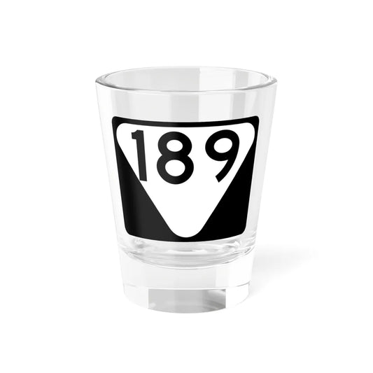 Secondary Tennessee 189 (Tennessee) (Road Sign) Shot Glass 1.5oz 1.5oz - Go Mug Yourself