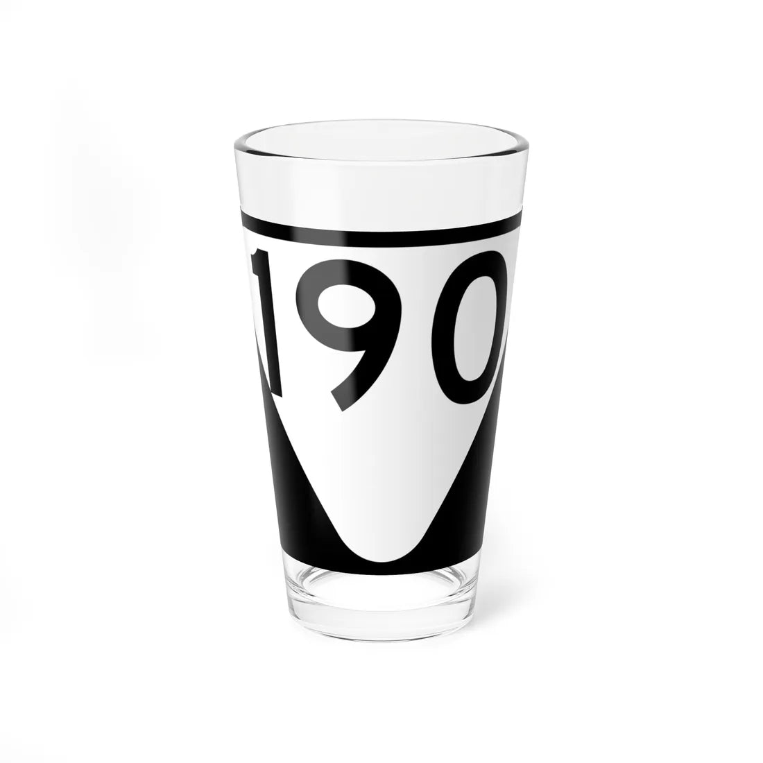 Secondary Tennessee 190 (Tennessee) (Road Sign) Pint Glass 16oz 16oz - Go Mug Yourself