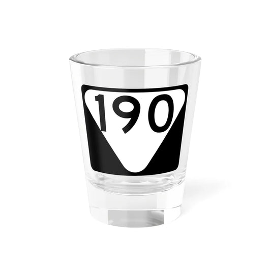 Secondary Tennessee 190 (Tennessee) (Road Sign) Shot Glass 1.5oz 1.5oz - Go Mug Yourself