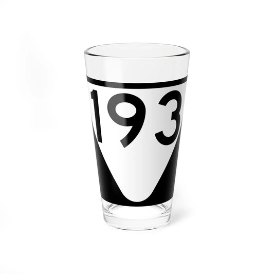 Secondary Tennessee 193 (Tennessee) (Road Sign) Pint Glass 16oz 16oz - Go Mug Yourself