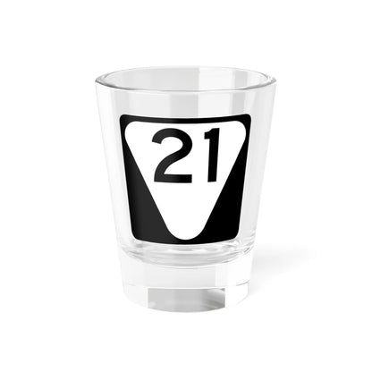 Secondary Tennessee 21 (Tennessee) (Road Sign) Shot Glass 1.5oz 1.5oz - Go Mug Yourself