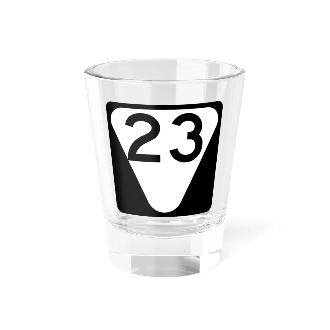 Secondary Tennessee 23 (Tennessee) (Road Sign) Shot Glass 1.5oz 1.5oz - Go Mug Yourself