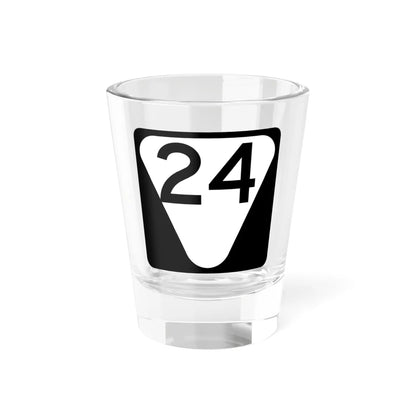 Secondary Tennessee 24 (Tennessee) (Road Sign) Shot Glass 1.5oz 1.5oz - Go Mug Yourself