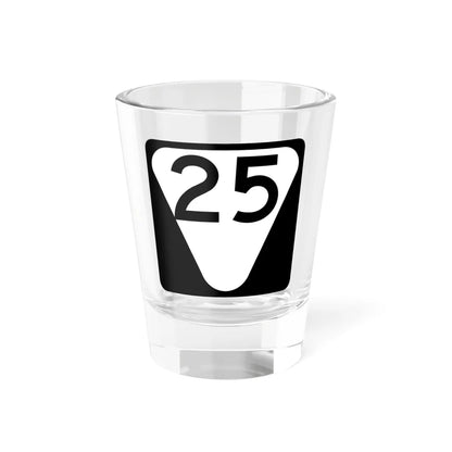 Secondary Tennessee 25 (Tennessee) (Road Sign) Shot Glass 1.5oz 1.5oz - Go Mug Yourself